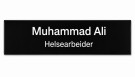 Ekstra navneskiltplate til skiltmappe thumbnail