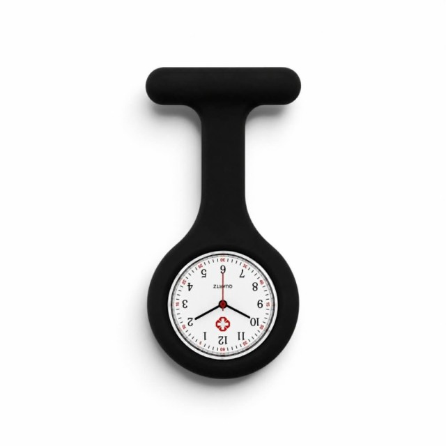 Svart Sykepleierklokke Søsterur