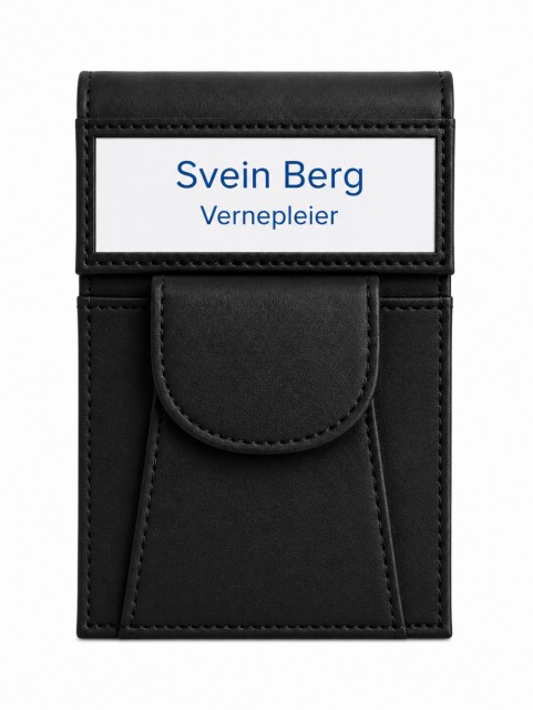 Hvit bakgrunn blå tekst
